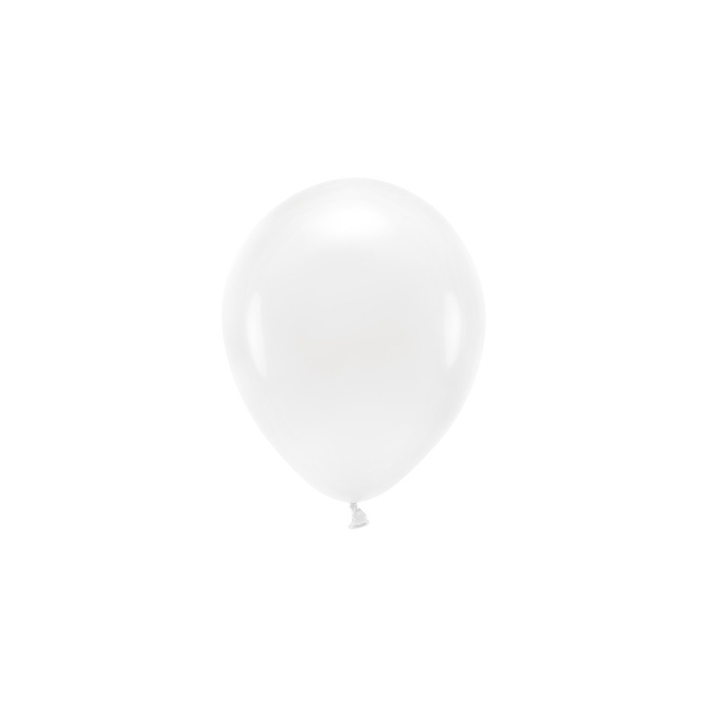 10 Ballons Eco 26 cm pastel - blanc