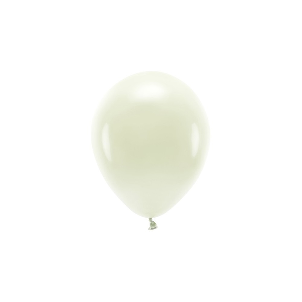 10 Ballons Eco 30 cm pastel - crème