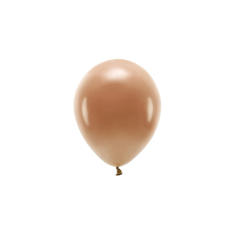 10 Ballons Eco 26 cm pastel - brun chocolat