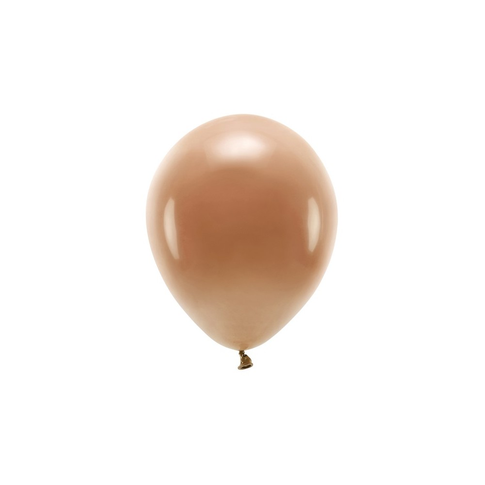 10 Ballons Eco 30 cm pastel - brun chocolat