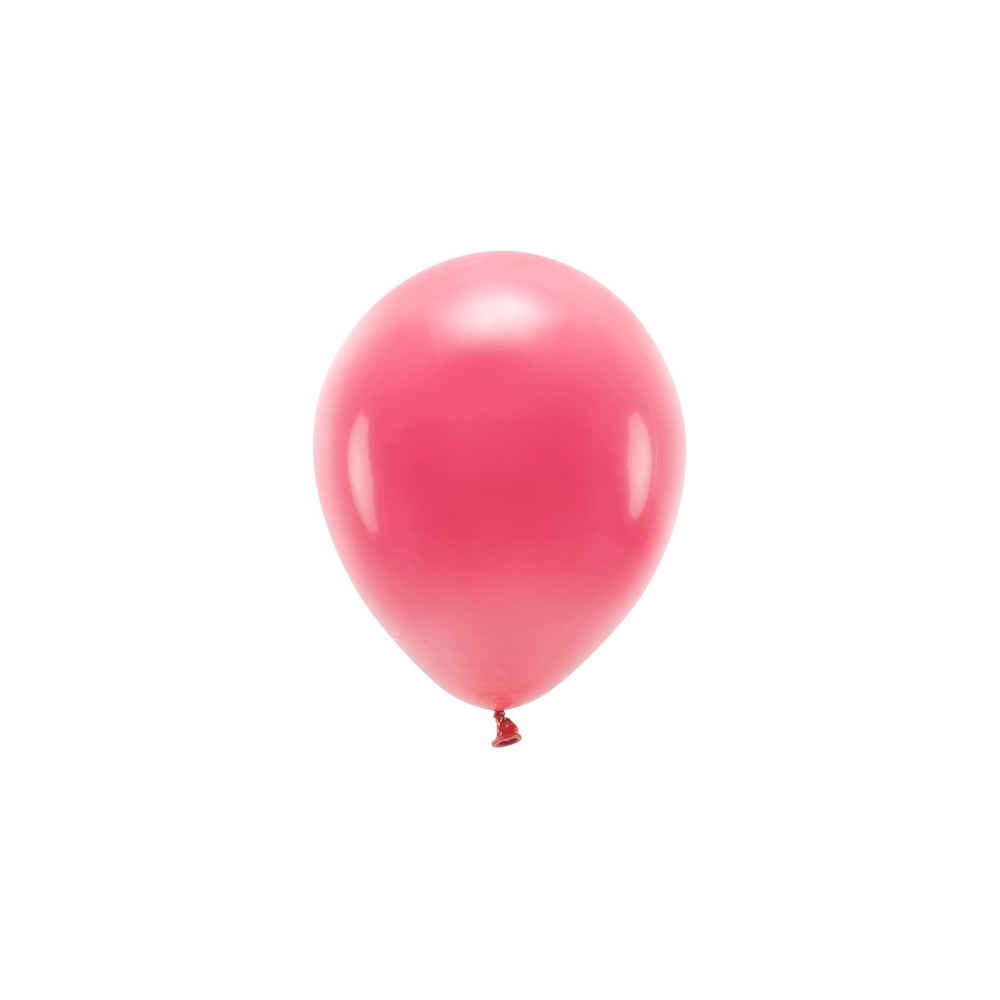 10 Ballons Eco 26 cm pastel - rouge vif