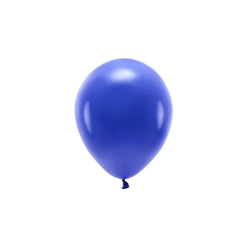 10 Ballons Eco 30 cm pastel - bleu marine