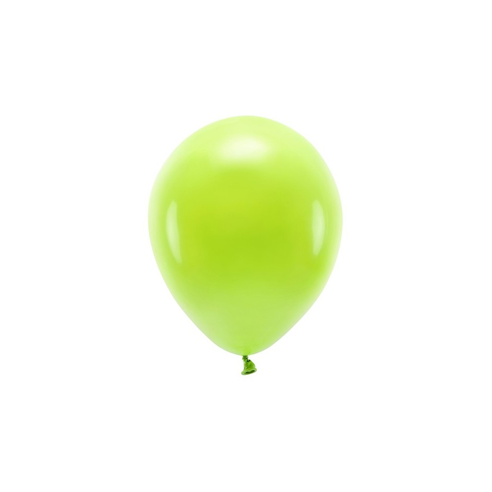10 Ballons Eco 30 cm pastel - pomme verte