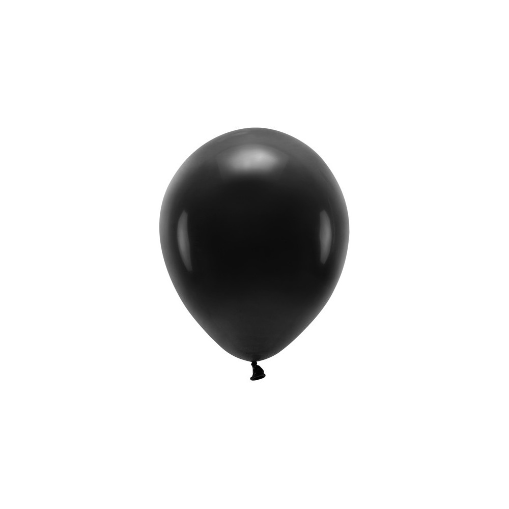 10 Ballons Eco 26 cm pastel - noir