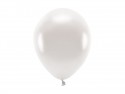 10 Ballons Eco 26 cm métallisés - perle