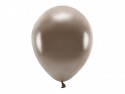 10 Ballons Eco 30 cm métallisés -brun