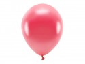 10 Ballons Eco 30 cm - métallisés - rouge vif