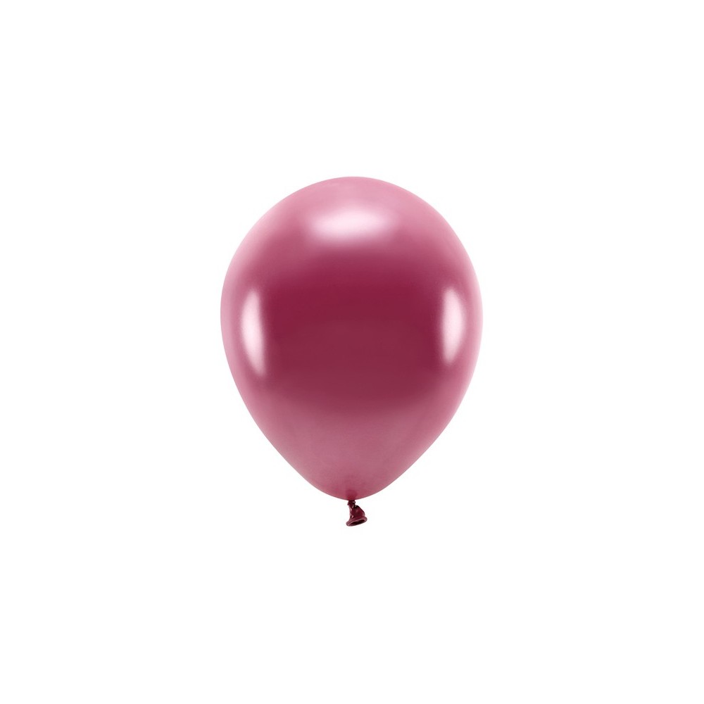 10 Ballons Eco 26 cm métallisés - marron