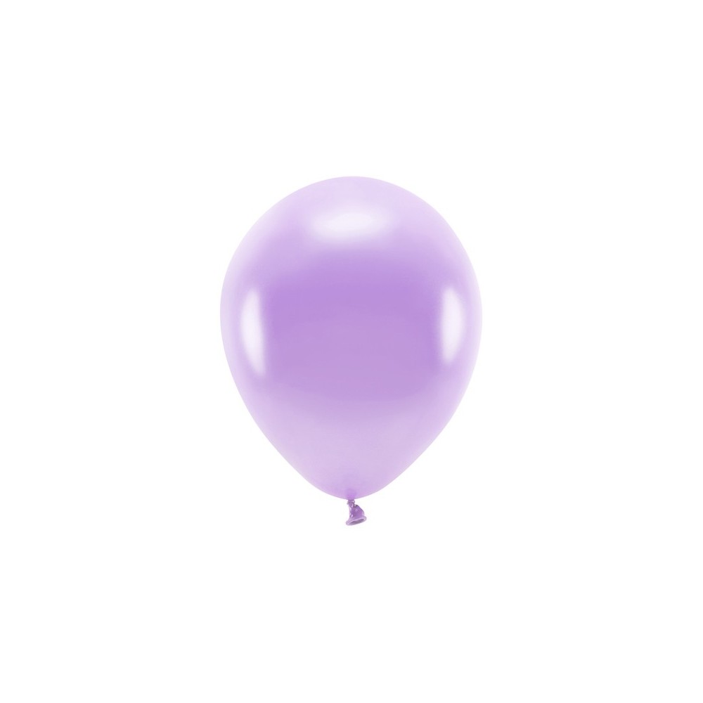 10 Ballons Eco 26 cm - métallisés - lavande