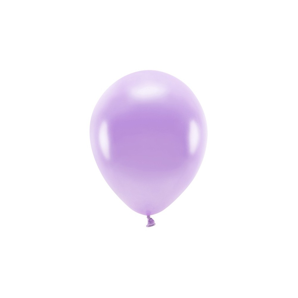 10 Ballons Eco 30 cm - métallisés - lavande