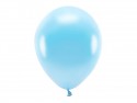 10 Ballons Eco 30 cm métallisés -bleu clair