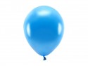 10 Ballons Eco 26 cm - métallisé- bleu