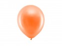 100 Ballons Rainbow 23 cm - métallisés - orange