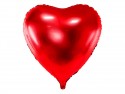 Ballon en mylar coeur - rouge