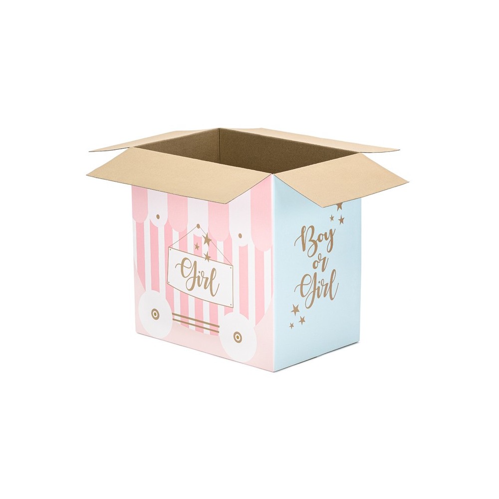 5 Boîte Gender reveal - lâcher de ballons - Garçon ou fille