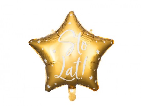 Ballon mylar 'Sto Lat!'-...