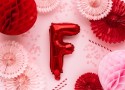 Ballon en mylar Lettre ''F''- 35cm - rouge