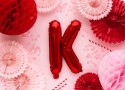 Ballon en mylar Lettre ''K''- 35cm - rouge