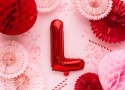 Ballon en mylar Lettre ''L''- 35cm - rouge