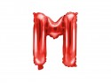 Ballon en mylar Lettre ''M''- 35cm - rouge