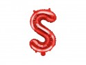 Ballon en mylar Lettre ''S''- 35cm - rouge
