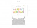 Ballon en mylar Happy Birthday
