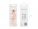 Bougie Chiffre 2- rose clair