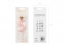 Bougie Chiffre 5- rose clair