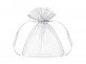 10 Sachets en Organza - blancs