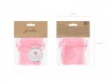 10 Sachets en organza - rose - 10cm