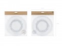 10 Sachets en organza - blanc - 25cm