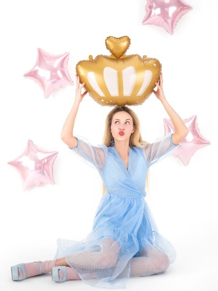 Ballon en mylar couronne