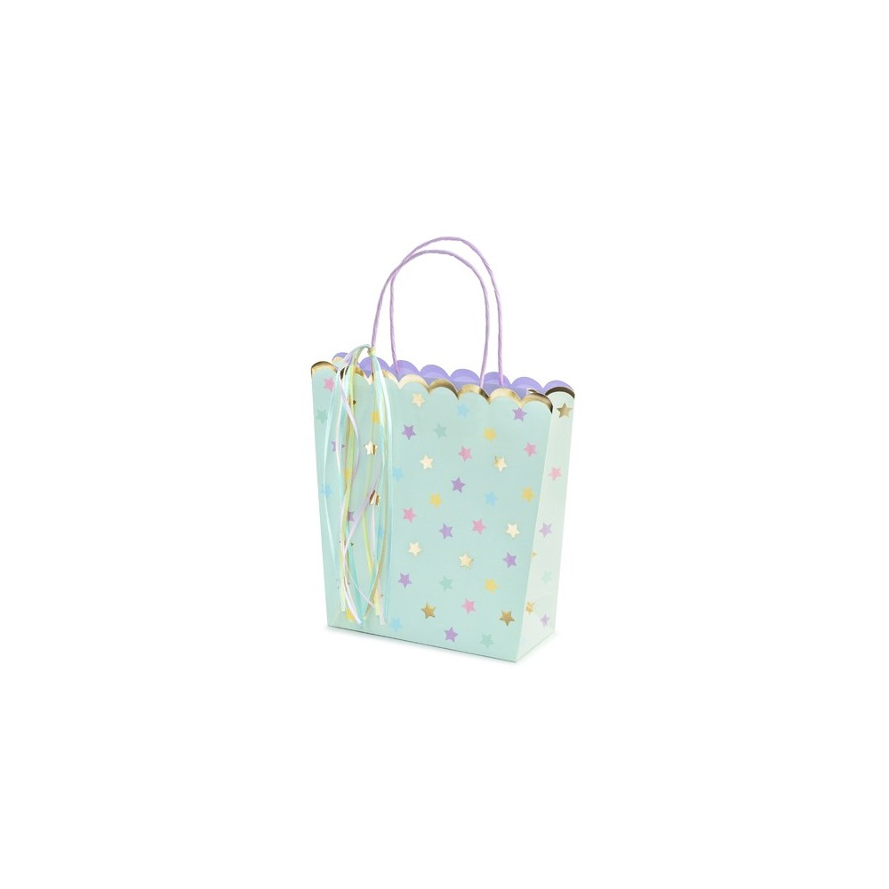 Sacs cadeaux Etoiles 23 cm