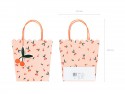 Sacs cadeaux Cerises 23 cm