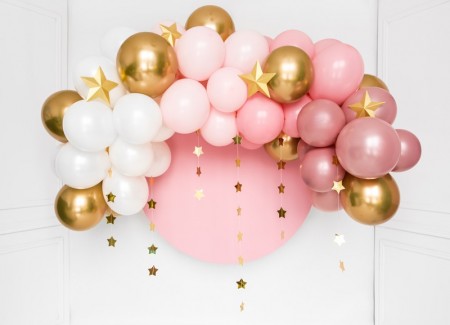 60 Guirlande de ballons - rose