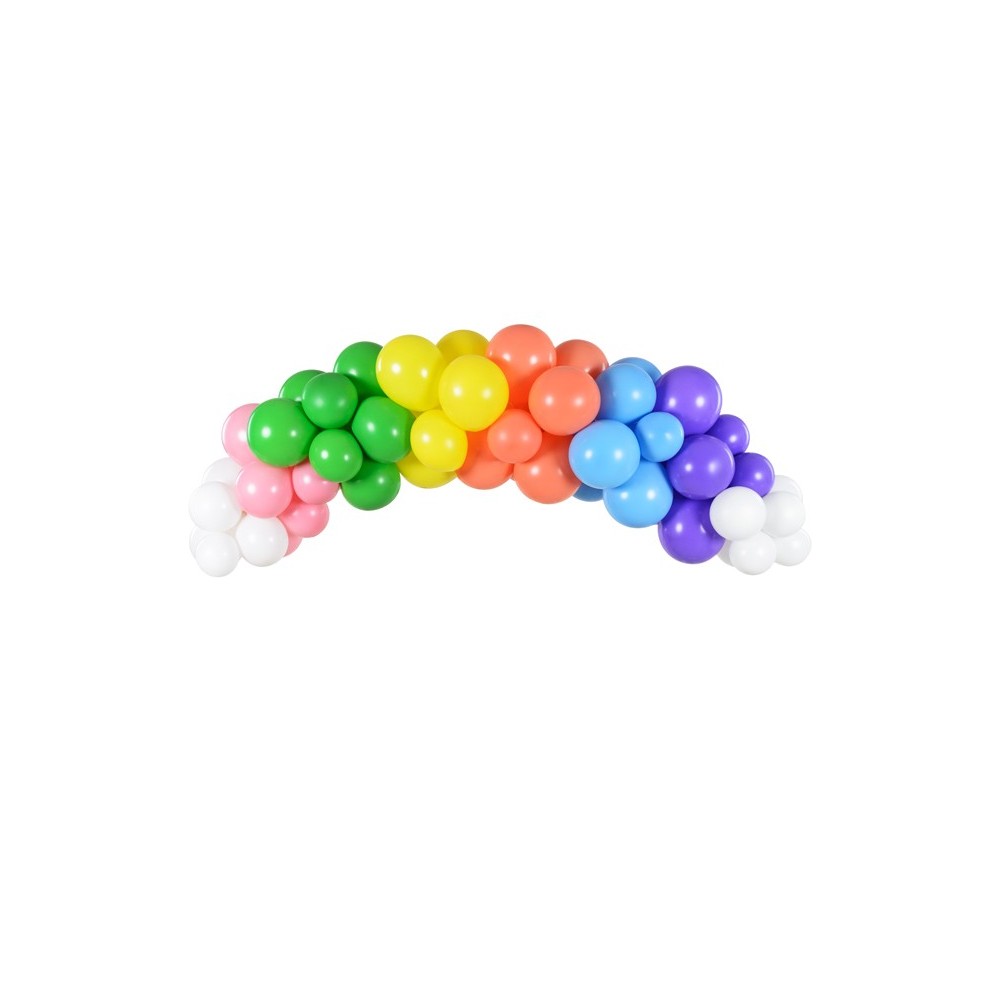 60 Guirlande de ballons - arc-en-ciel