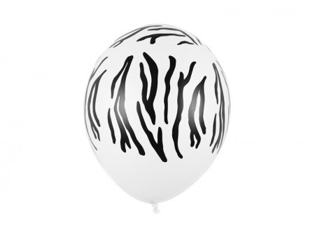 50 Ballons 30 cm - Zebra -...
