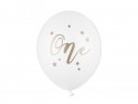 50 Ballons 30 cm - Un - pastel - blanc pur