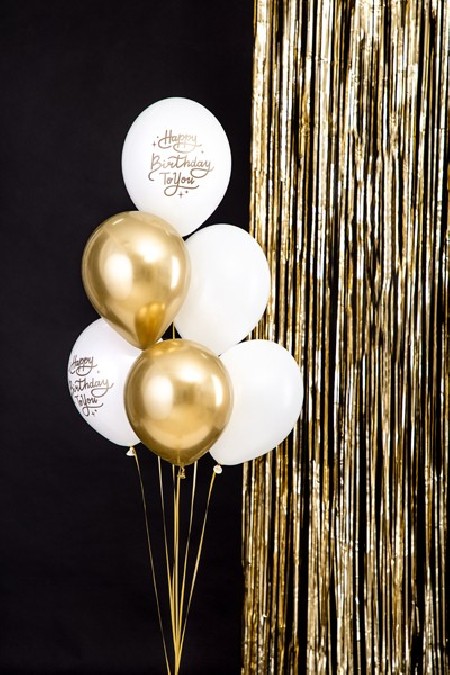 6 Ballons 30 cm - Happy...