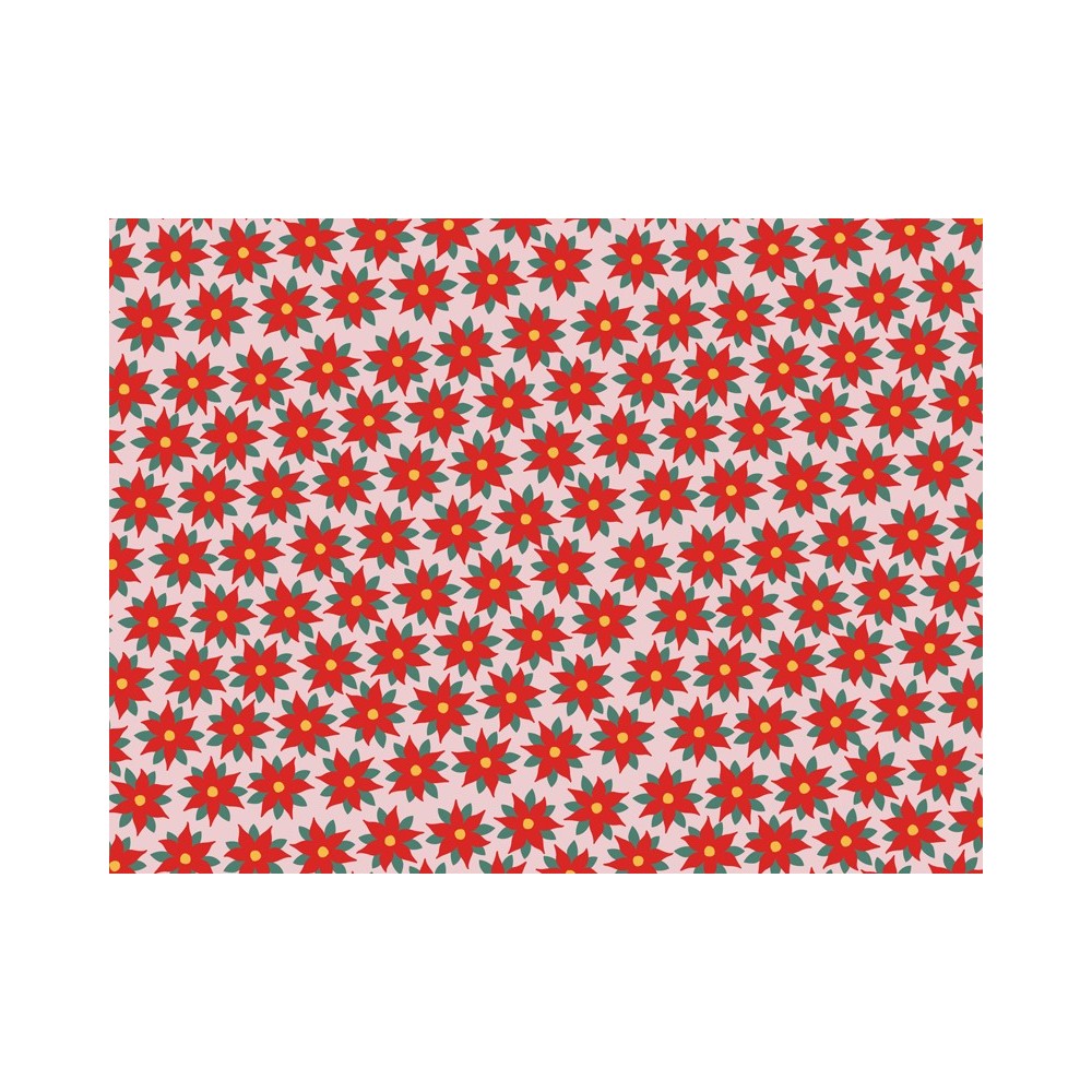 Papier d'emballage - Etoile de Bethléem