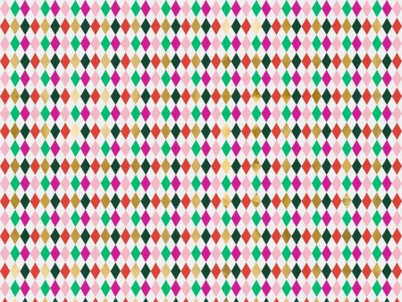 Papier d'emballage - Losanges