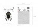 Ballon en mylar Spider - noir