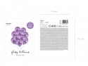 10 Ballons Glossy 30 cm - violet