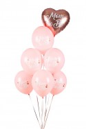 50 Ballons Strong - 30 cm - Future maman - Rose pâle pastel