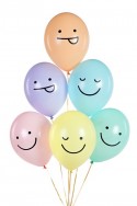 50 Ballons Strong 30 cm - visages souriants