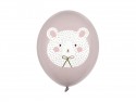 50 Ballons Strong 30 cm - ours polaire - Gris chaud pastel