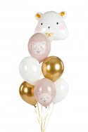 50 Ballons Strong 30 cm - ours polaire - Gris chaud pastel