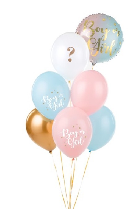 6 Ballons 30 cm - Boy or...