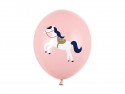 6 Ballons 30 cm - - cheval - Pastel Pale Pink