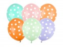 6 Ballons 30 cm - pois